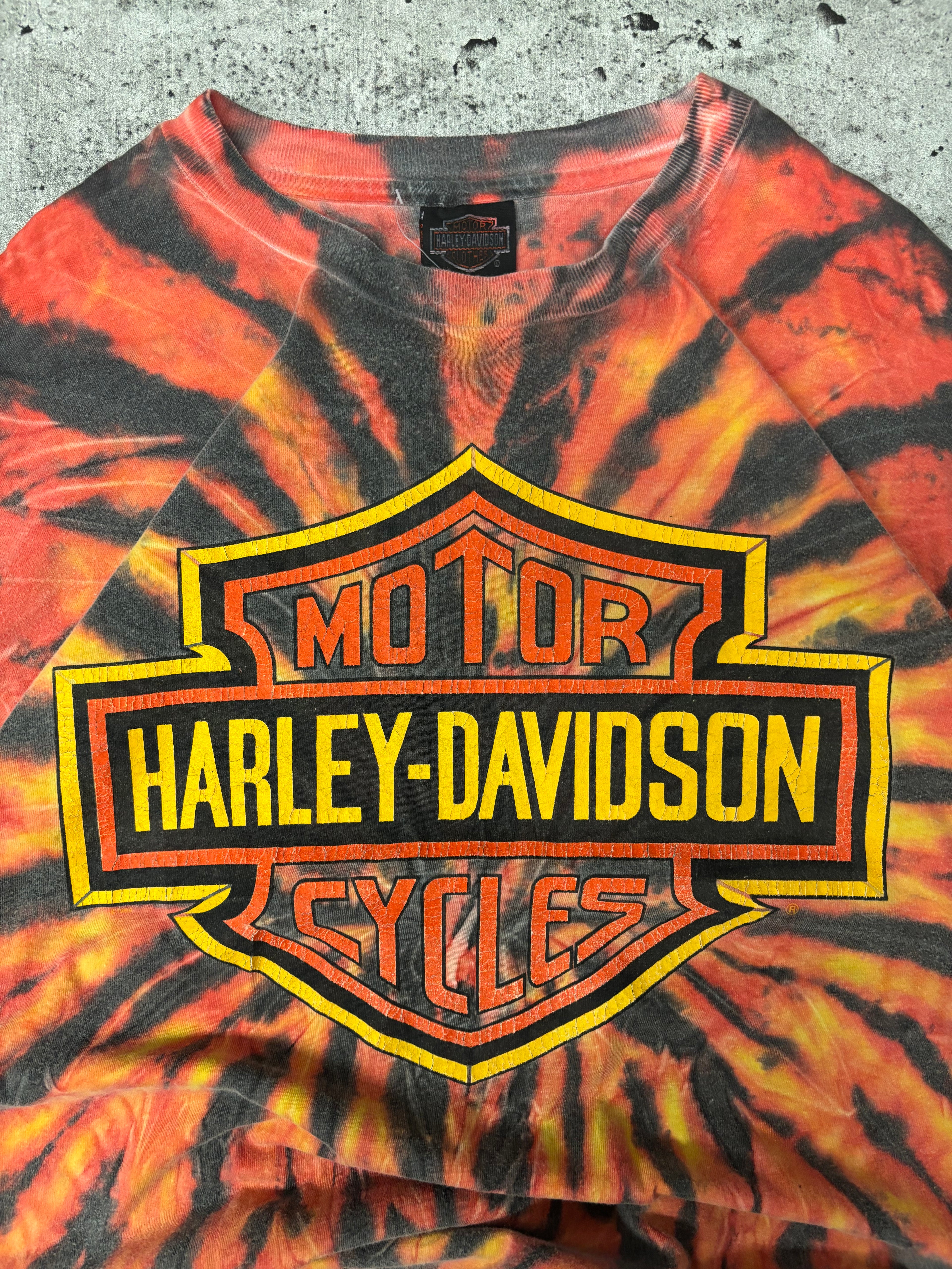 Vintage Harley Davison Tie-Dye Tee (XL)