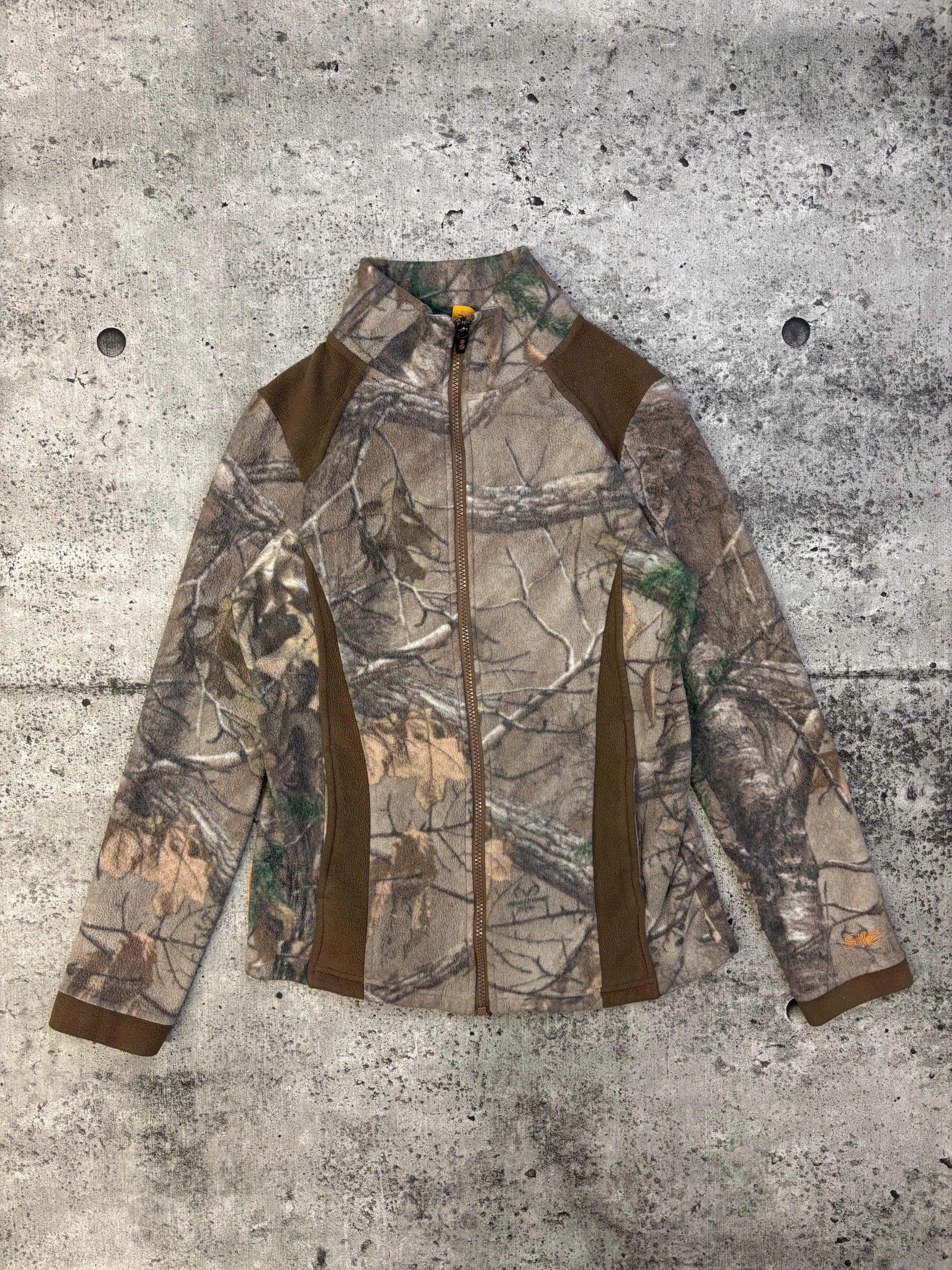 Vintage Camo Zip-Up Fleece (S)(W)