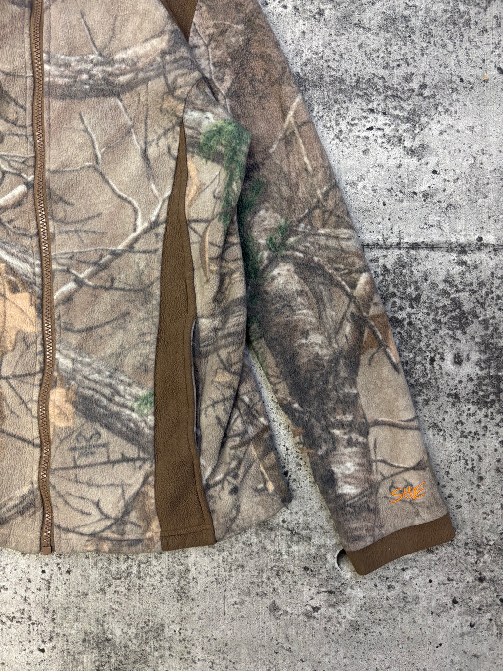 Vintage Camo Zip-Up Fleece (S)(W)