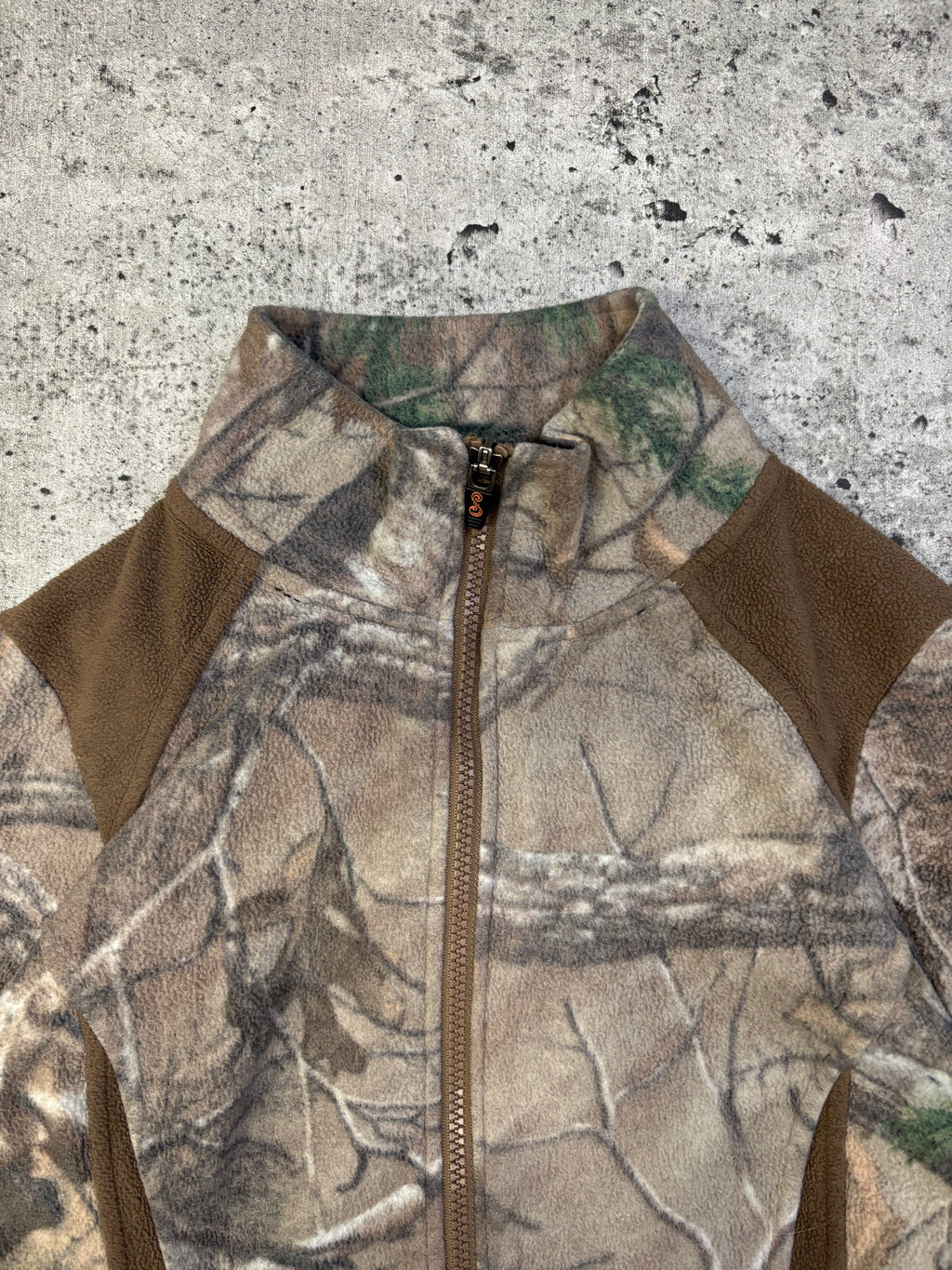 Vintage Camo Zip-Up Fleece (S)(W)
