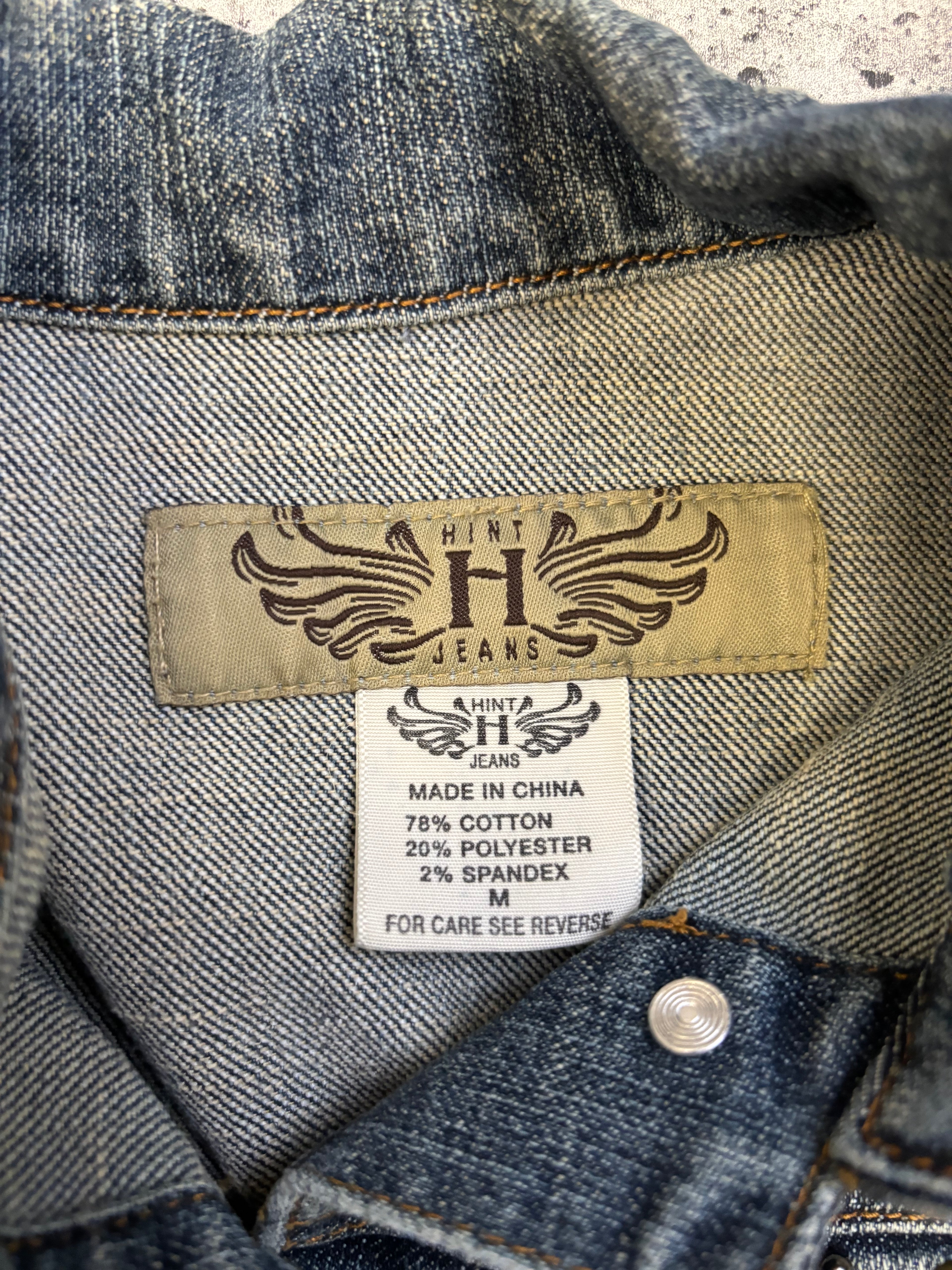 Vintage Y2K Denim Jacket (M)