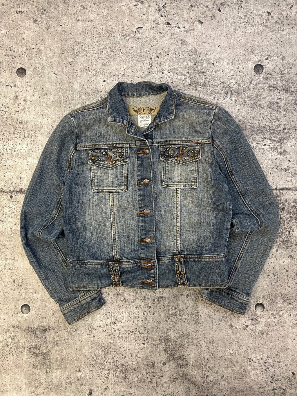 Vintage Y2K Denim Jacket (M)