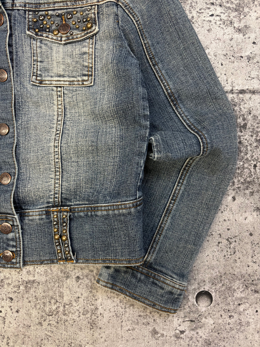 Vintage Y2K Denim Jacket (M)