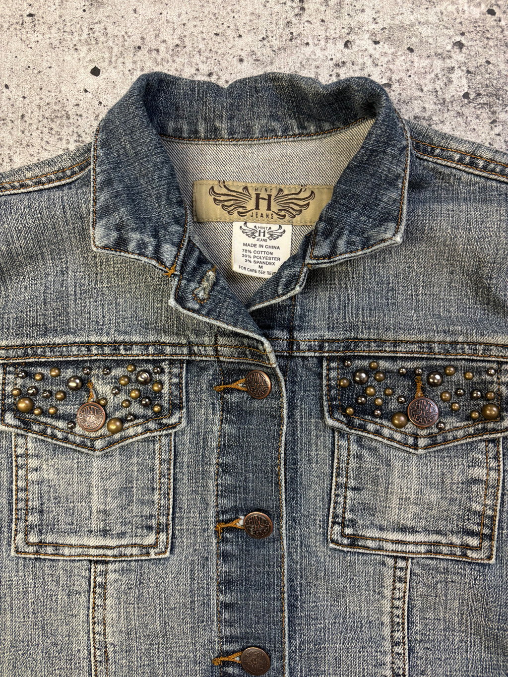 Vintage Y2K Denim Jacket (M)