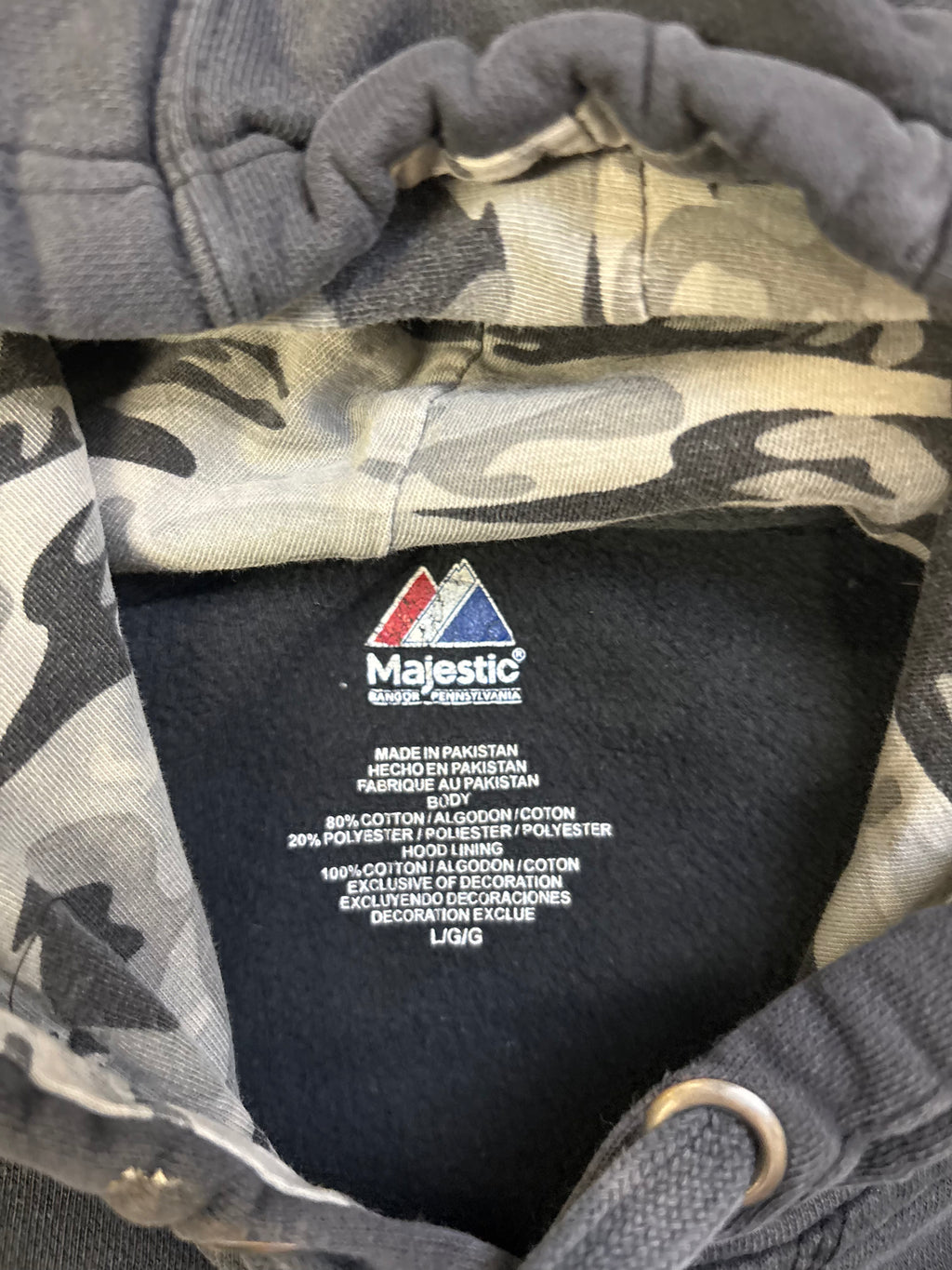 Vintage Yankees Camo Hoodie (L)