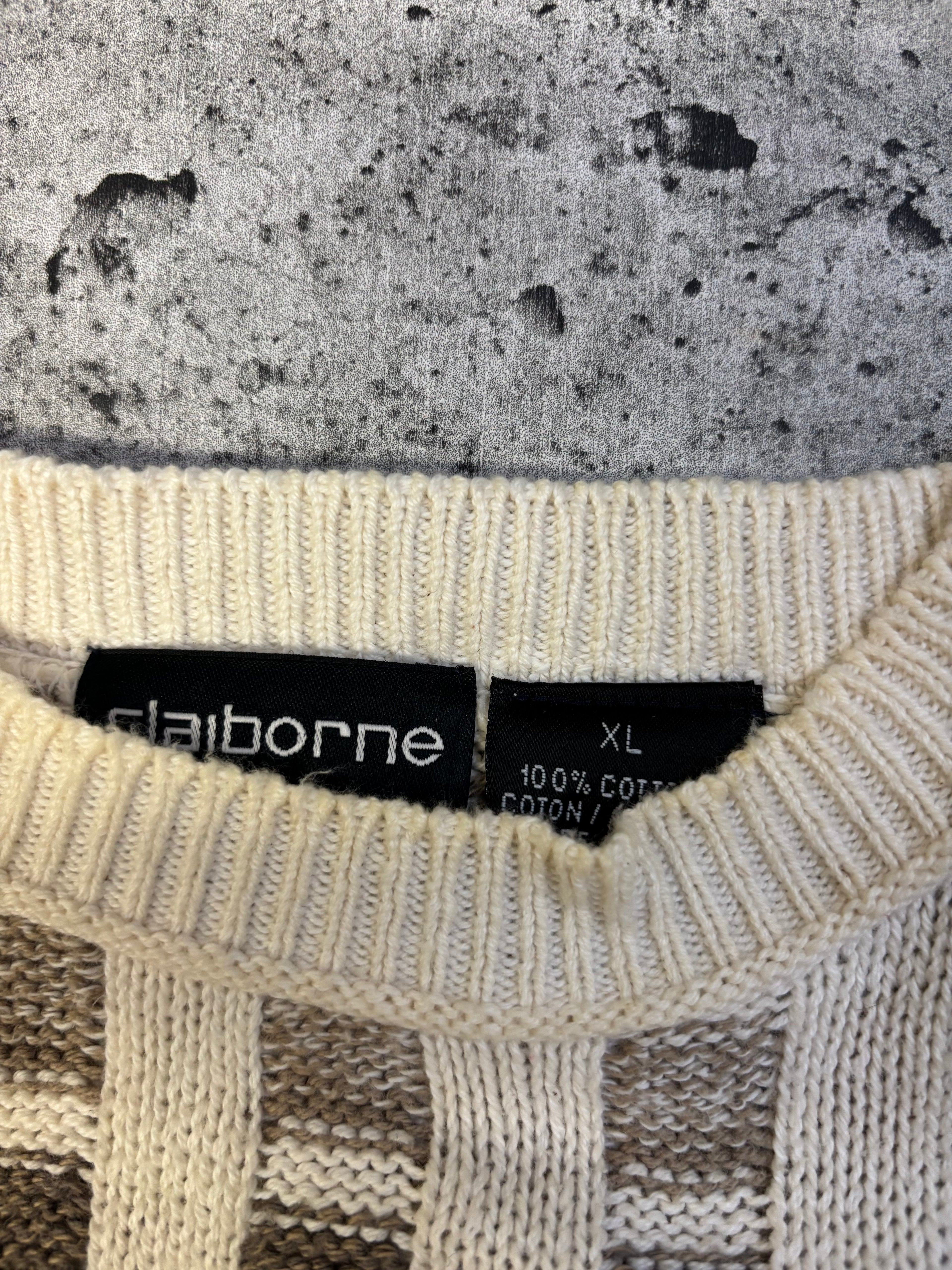 Vintage Checkered Knit (XL)