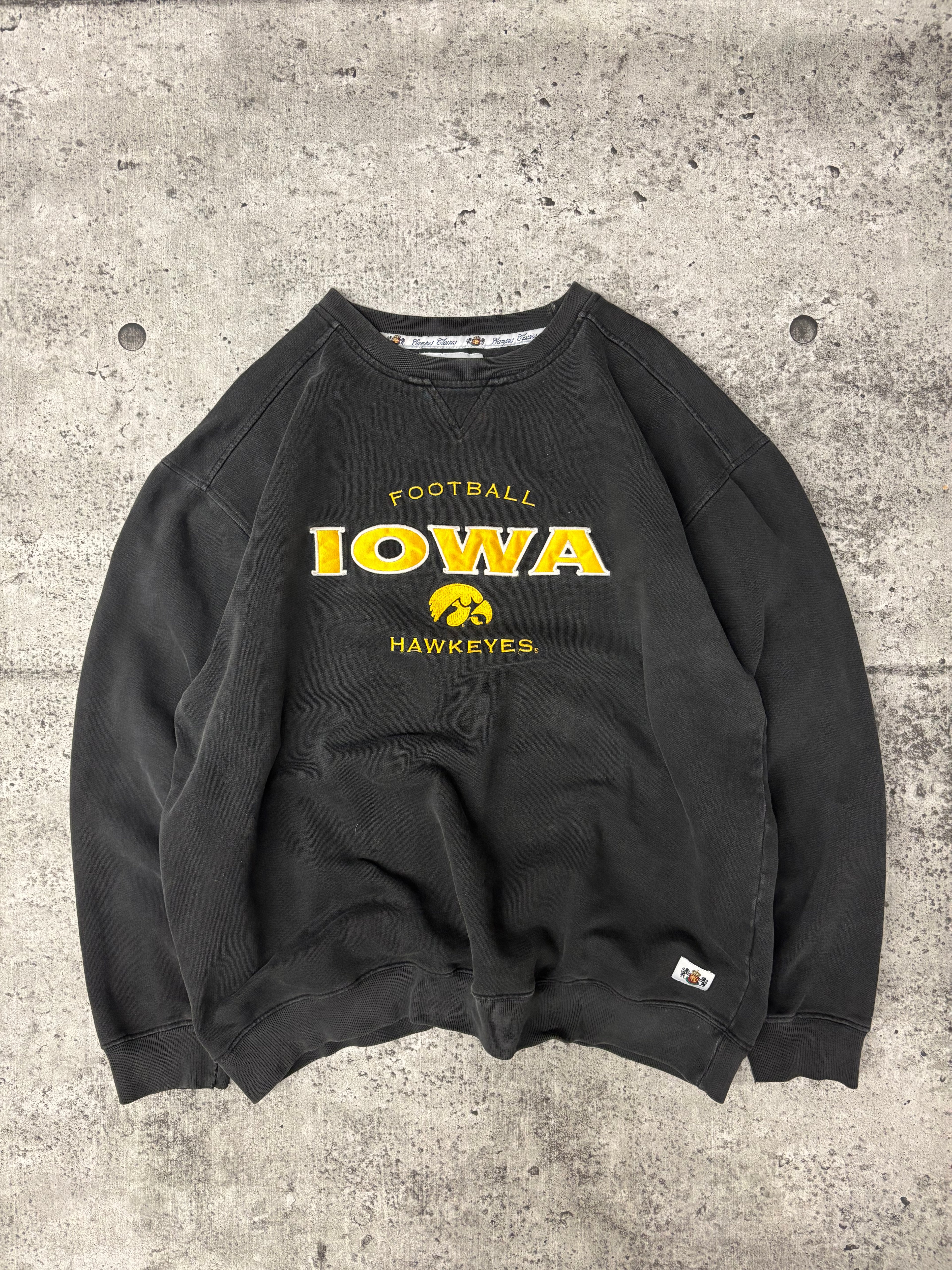 Vintage Football Iowa Crewneck (L)