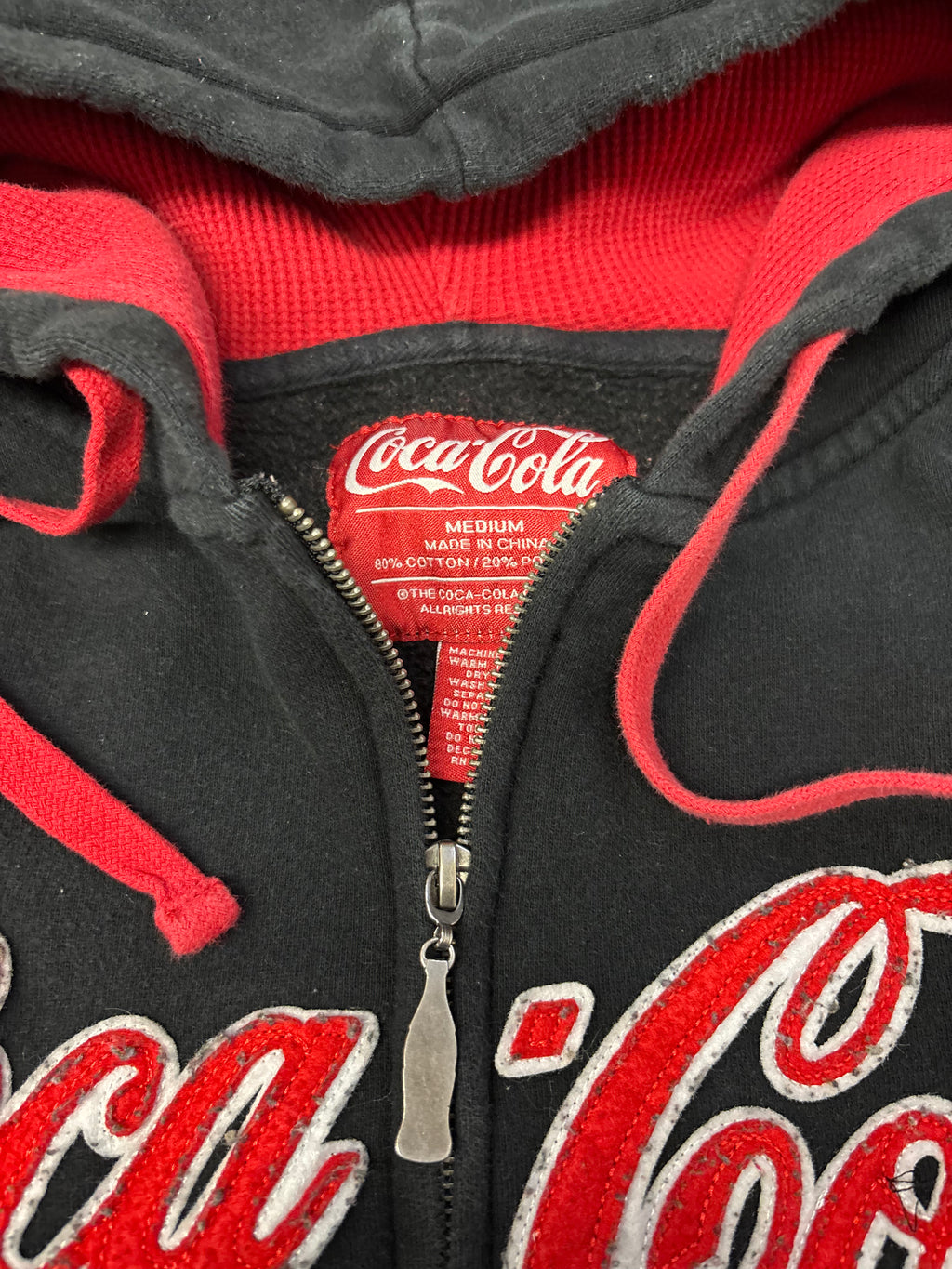 Vintage Coca-Cola Zip-Up (M)