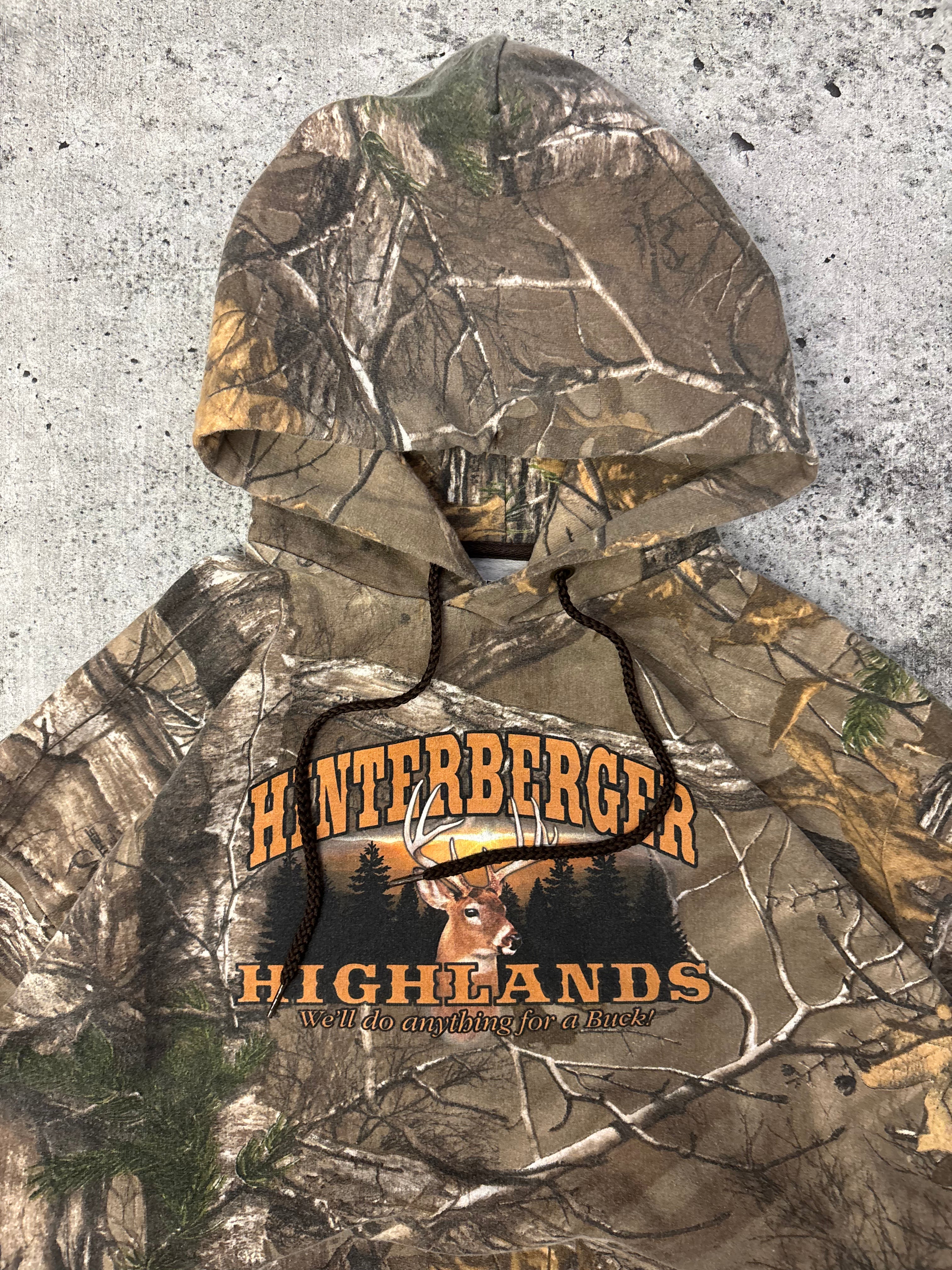 Vintage Camo Hoodie (L/XL)