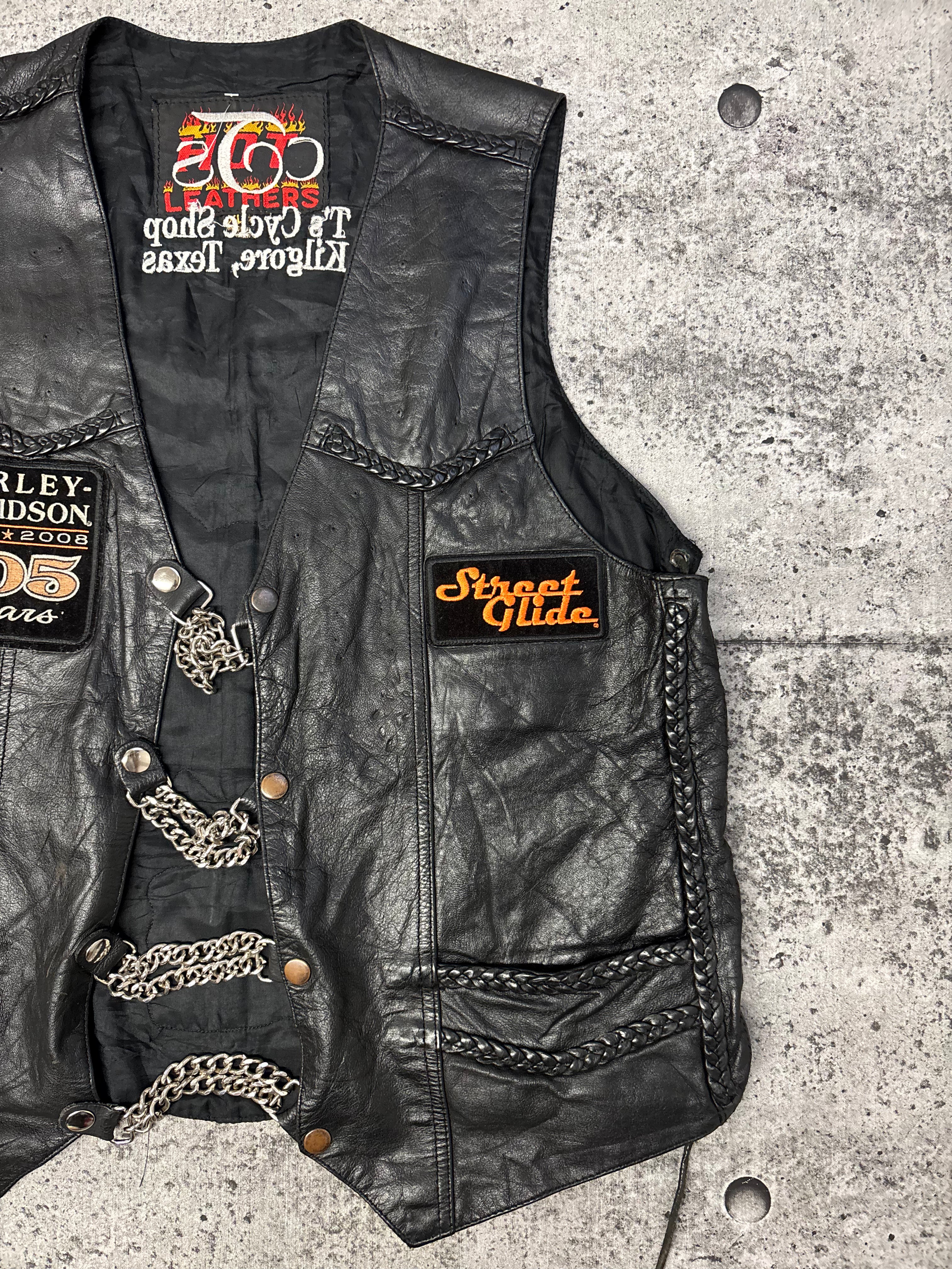 Vintage Harley Vest (L)