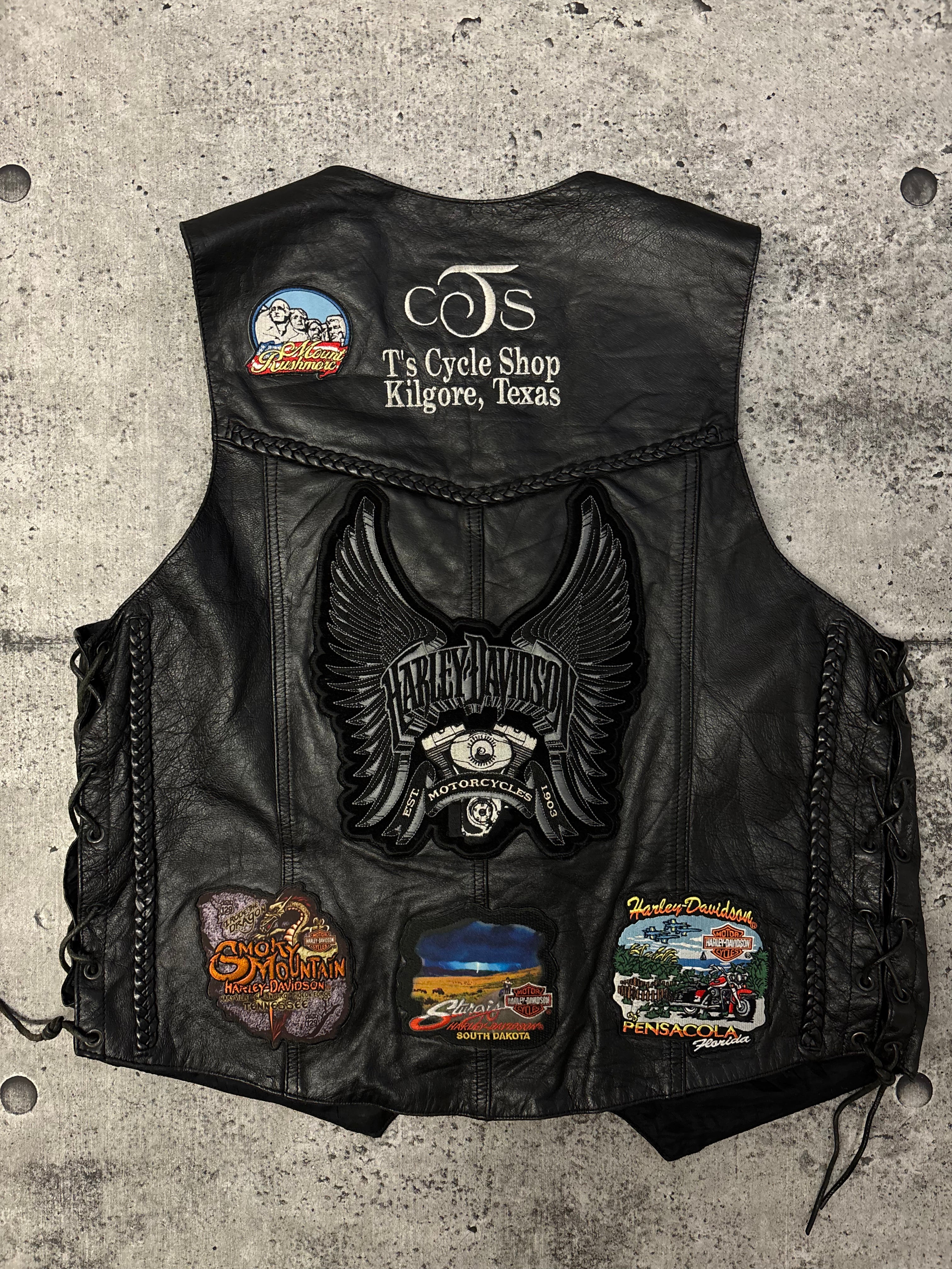 Vintage Harley Vest (L)