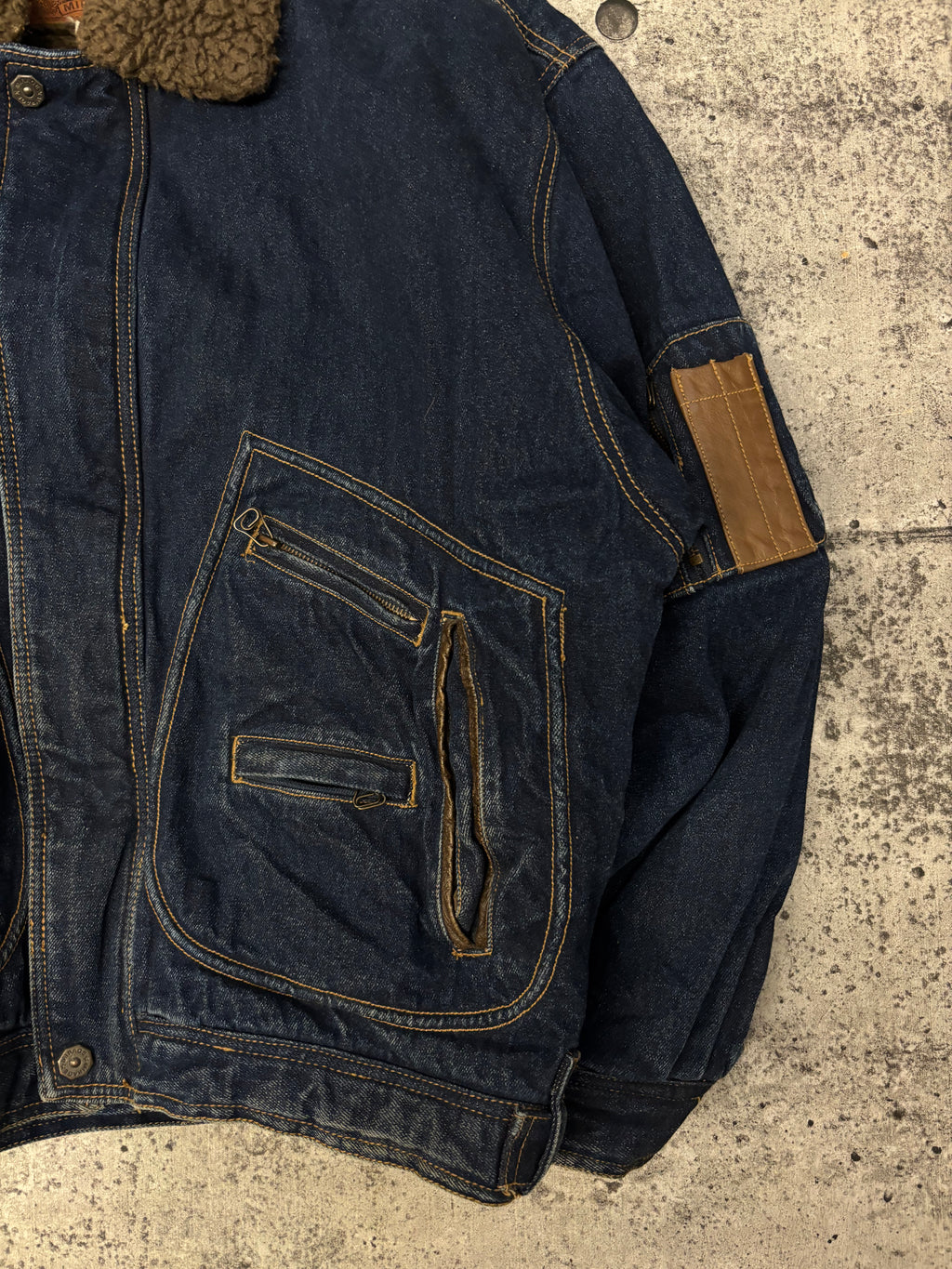 Vintage Fur Denim (XL)