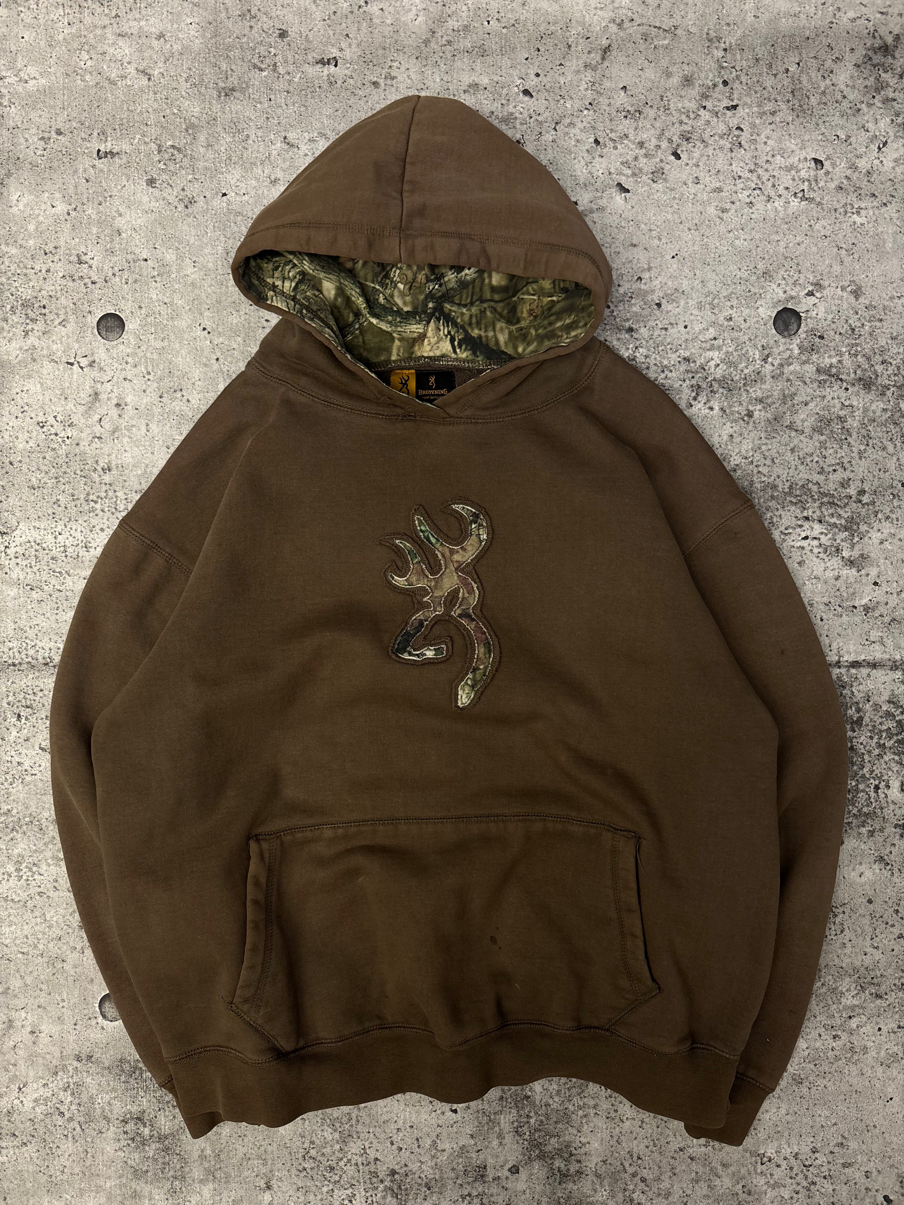 Vintage Camo Hoodie (L/XL)