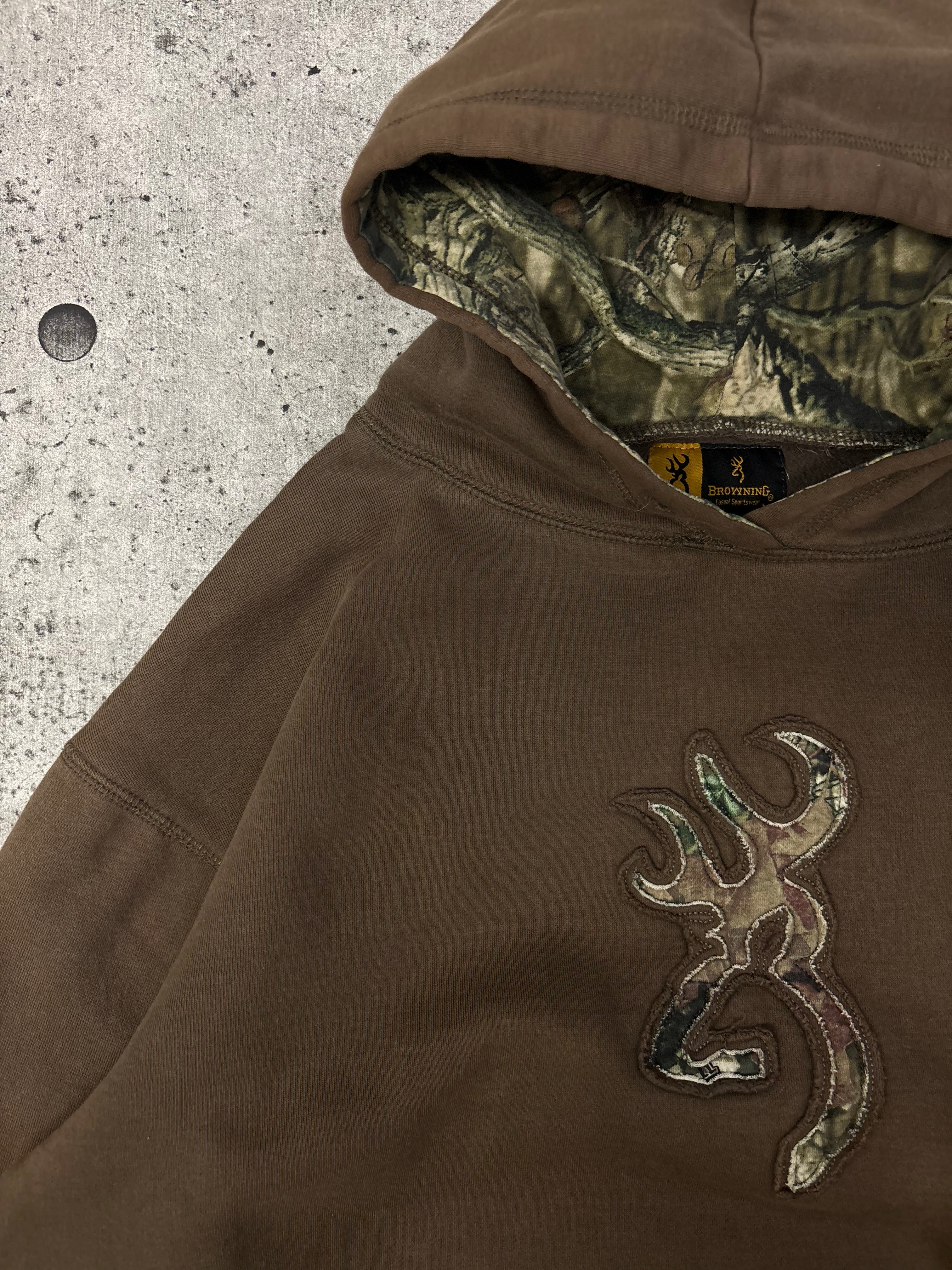 Vintage Camo Hoodie (L/XL)