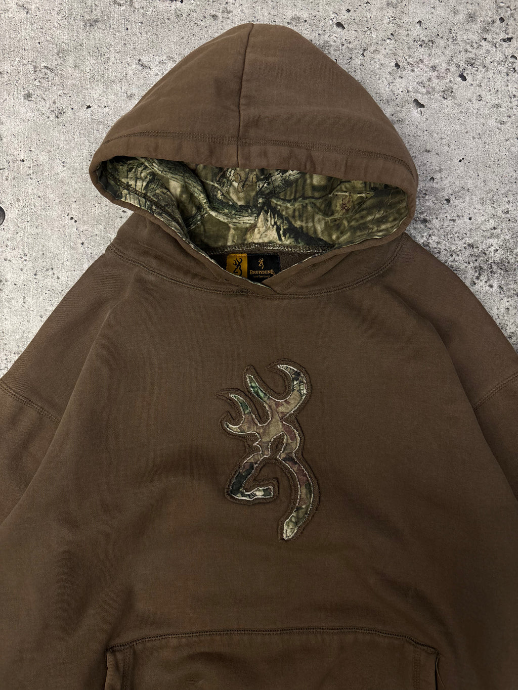 Vintage Camo Hoodie (L/XL)