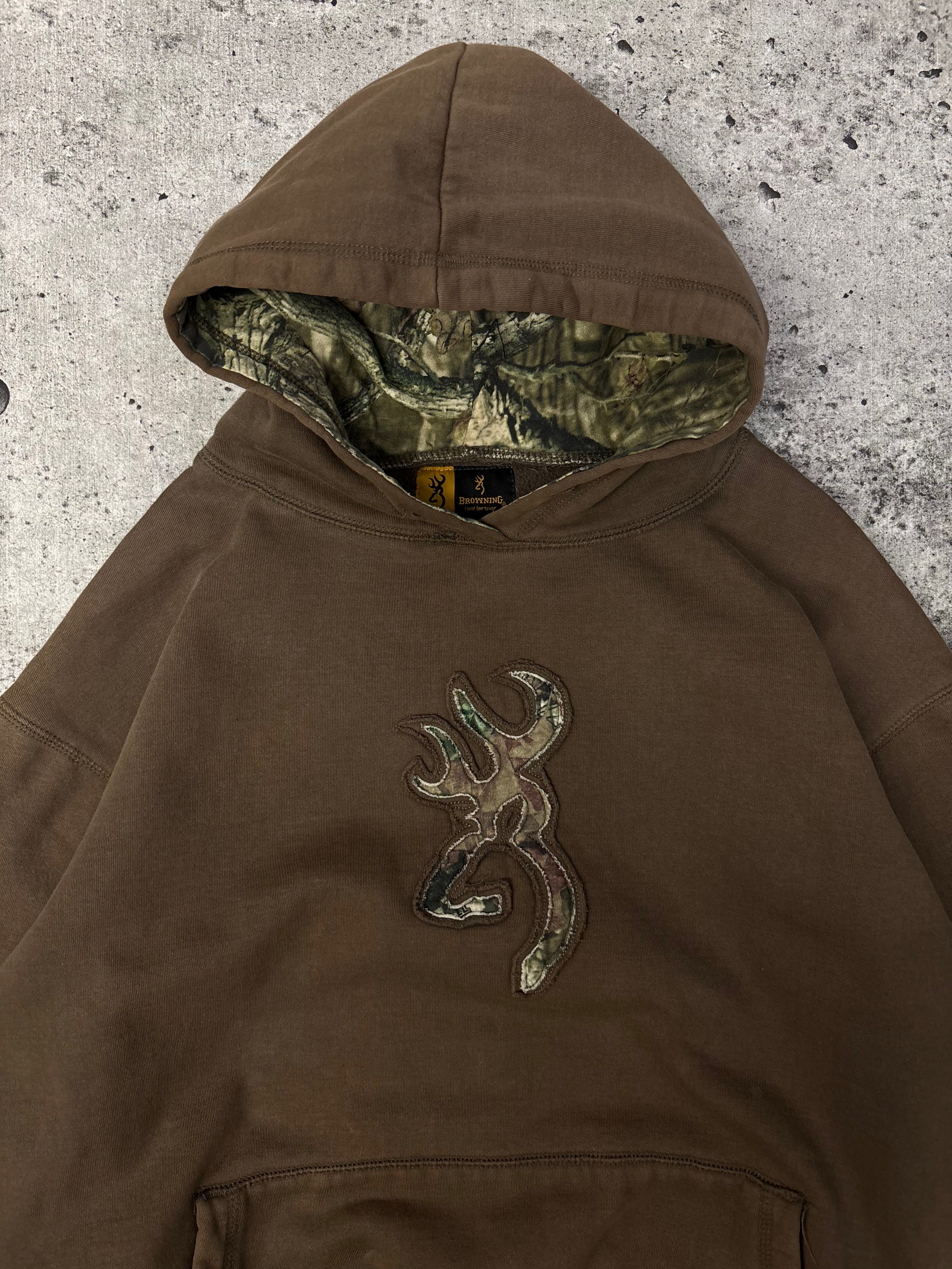 Vintage Camo Hoodie (L/XL)