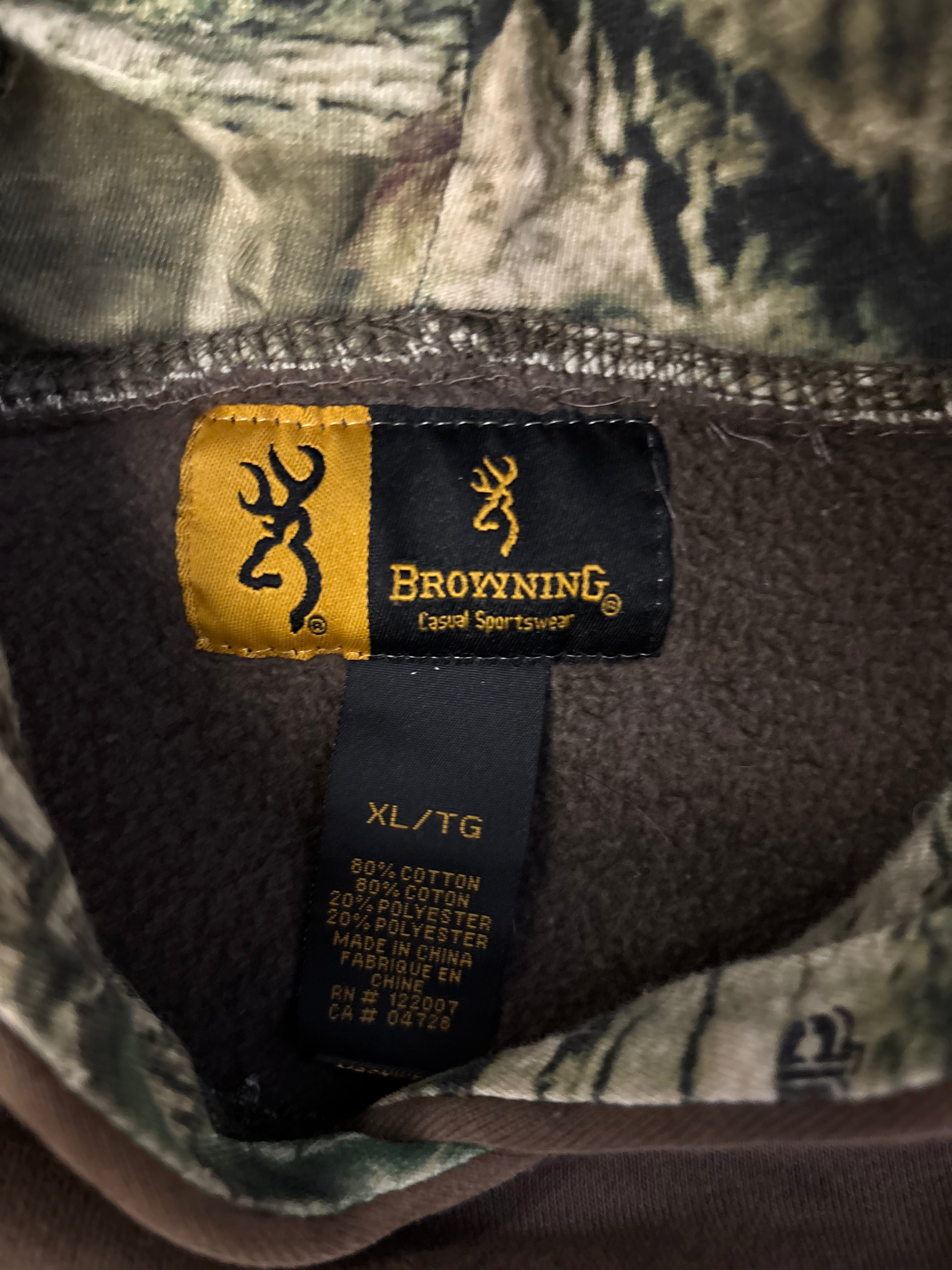 Vintage Camo Hoodie (L/XL)