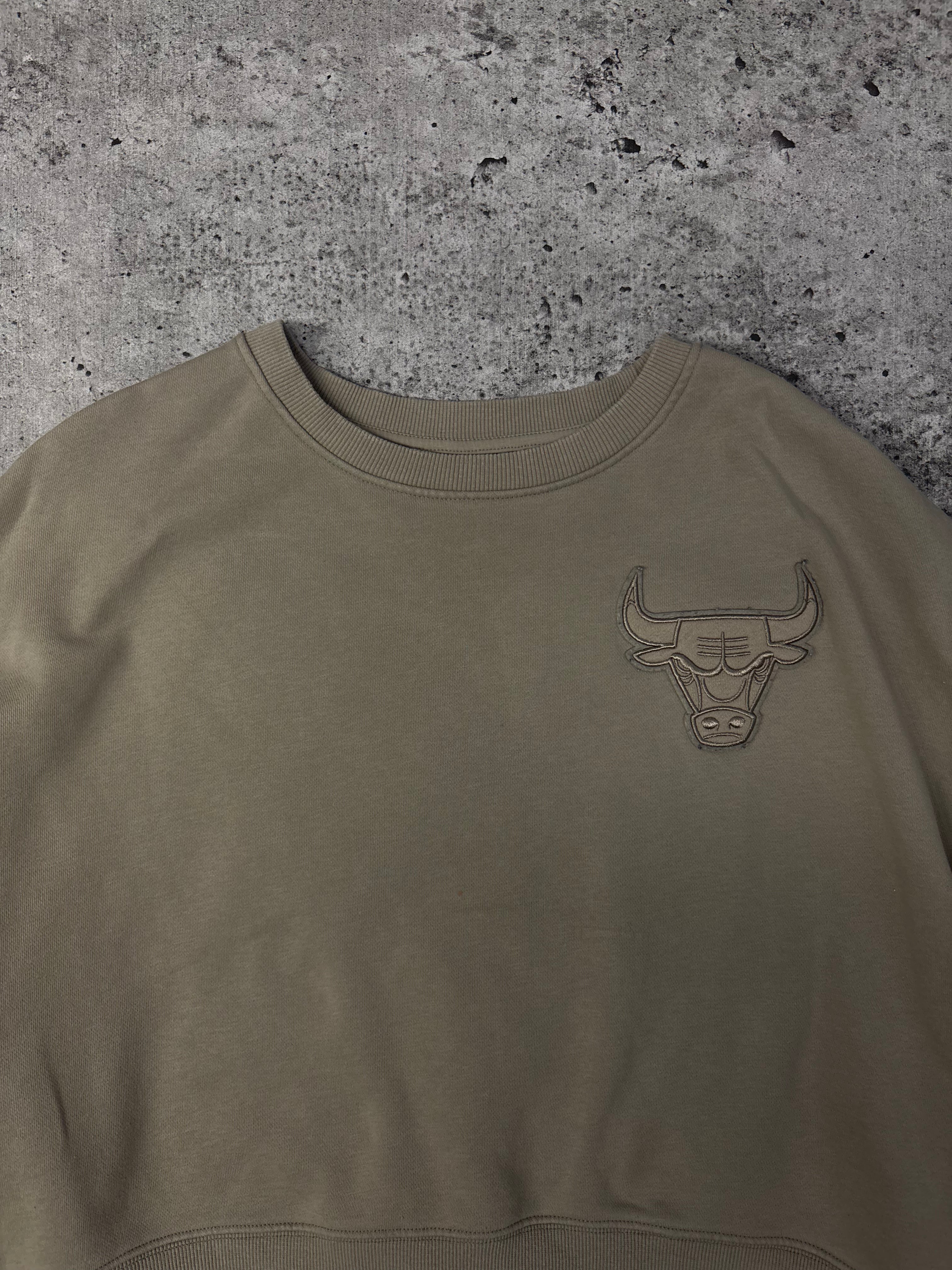 Vintage Bulls Cropped Crew (L)